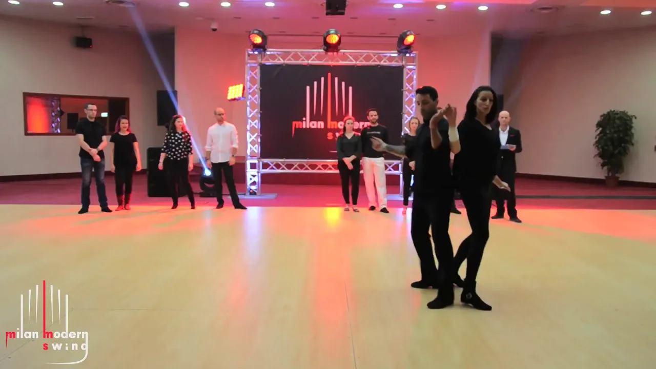 Milan Modern Swing 2018-Intermediate J&J Final-Francesco Ciavolino & Florence Déhais