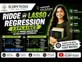 Ridge vs Lasso Regression Explained L1 L2 Regularization in Machine Learning GloryTecks