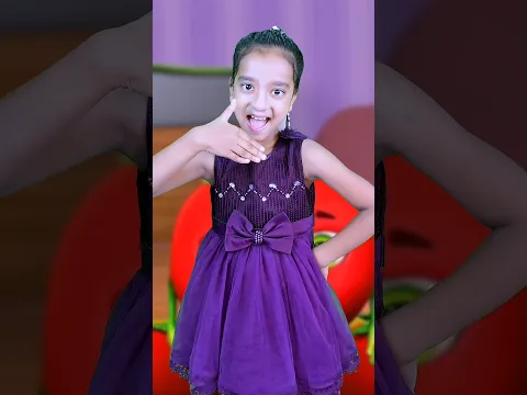 आहा टमाटर - Aaha Tamatar Bade Mazedar| Hindi Nursery Rhymes And Kids Song #shorts #trending