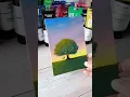 easy way to paint a tree easy acrylic painting ideas for beginners