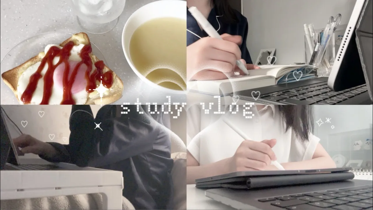 - ̀͏̗study vlog ́͏̖-勉強中心の休日の過ごし方 高校生【PDFelement】