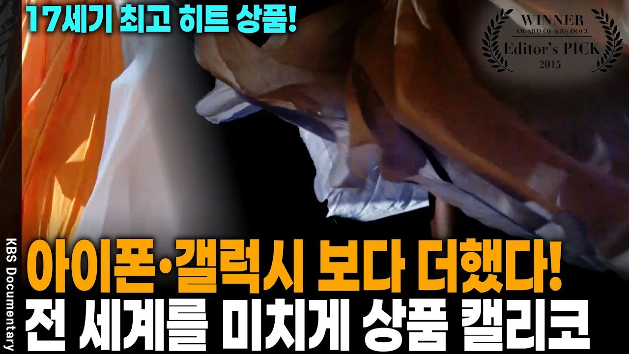 옷감 한 장이 바꾼 인류사! 인도산 면직물이 영국 산업혁명을 일으킨 내막은? | KBS 특집 20150205 방송