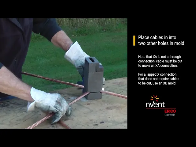 nVent ERICO Cadweld Exothermic Connection - Type XA, Cable to Cable