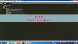 listing mysql data in php-pdo