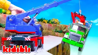 Help Build the Suspended House! 🏗️✨ 1H of Vehicle Fun | Cartoon for Kids | Kidibli