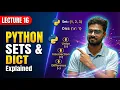 Python Sets Dictionaries Set Methods Operations Dictionary Functions Explained
