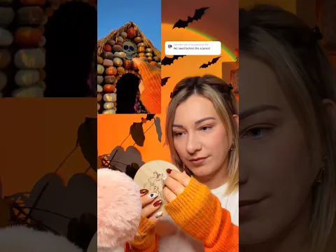 ASMR π Behind the scenes #asmr #tingles #halloween #pumpkin #fallvibes #relaxing #sleep