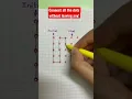 Connect all the dots or bullets without leaving any