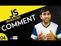 Comments in JavaScript Basic Tutorial in Hindi Urdu - Class