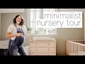 Minimalist Nursery Tour Organization Gender Neutral