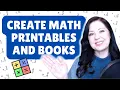 Online Income From Math - Create books and printables easily