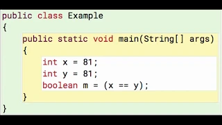 Java Booleans 4 Equal-Equal with ints result is true