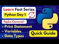 Python Basics Explained Learn Fast Series Day 1 Quick Guide 2025 - 2026