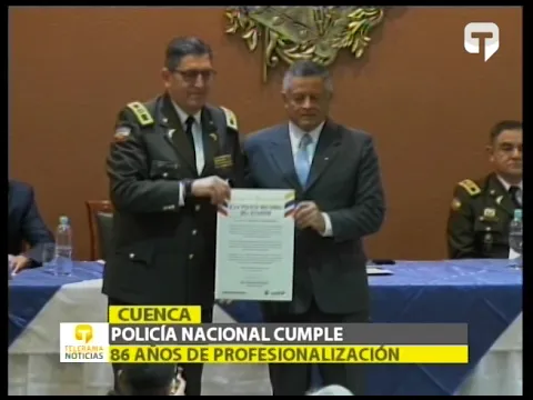 Policía nacional cumple 86 años de profesionalización