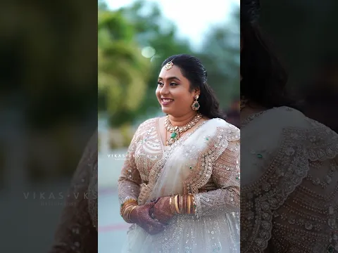 South Indian Wedding Bridal Makeup | Kerala Tamil Family Tiruppur | Vikas Vks Makeup Artist #shorts