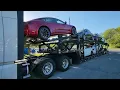 Cottrell ez-5307 Car hauler Loading Tesla