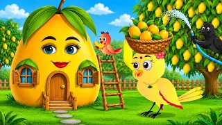 चिड़िया का आम Mango का घर|tony chidiya kahani achha achha ranu chidiya cartoonspicture
