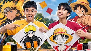 Melukis Karakter ANIME & HANTU di Layangan