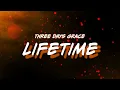 Three Days Grace - Lifetime (Lyric Video)