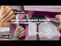 how to SOAKOFF your acrylic NAILS AT HOME easy tutorial