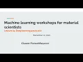 MTEC machine learning workshop Session 11 - Deep learning practical II