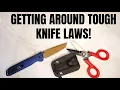 Getting around tough knife laws How to EDC where Knives are illegal