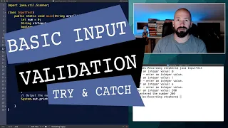 Basic User Input Validation in Java