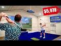 How I Built a 50 000 Golf Simulator For 5 978 DIY EASY CHEAP HOME GOLF SIM