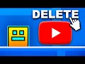 Geometry Dash But If I Die I Delete My YouTube Channel