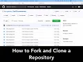 How to Fork and Clone a Repository
