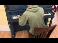 Playing the piano at Red Lodge pizza co again