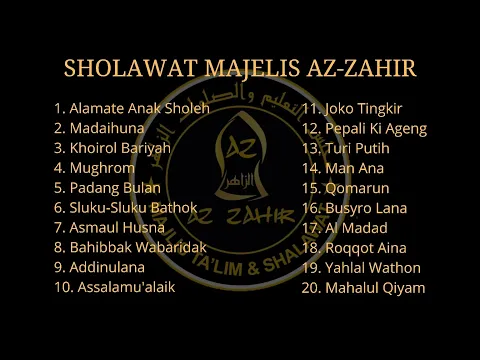 Download MP3 SHOLAWAT MAJELIS AZ-ZAHIR TERBARU