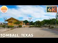 Tomball Texas Drive with me through a town in Harris County Texas USA