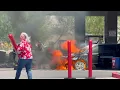 Car fire at Costco gas station on Waddell Rd Surprise AZ