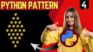 Python Star Pattern Programs Create a Diamond Shape in Python