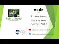 Nodejs Express EJS Edit Data - Part 7