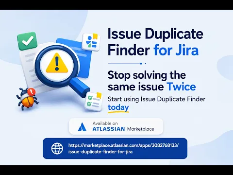 watch Issue Duplicate Finder for Jira video