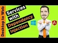 Learn Angular Using Services with Angular Dependency Injection