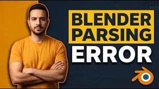 Blender Parsing Error Fix Easy Guide
