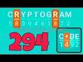 CRYPTOGRAM 294