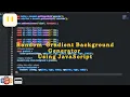 Building Random Background Generator using DOM Exploring JavaScript Day 11 ScratchStart