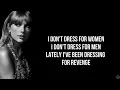 Taylor Swift - VIGILANTE SHIT (Lyrics)