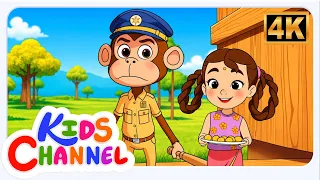 Bandar Mama Bane Police, बंदर मामा बने पुलिस, Hindi Nursery Rhyme For Kids