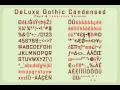 DeLuxe Gothic Font Download