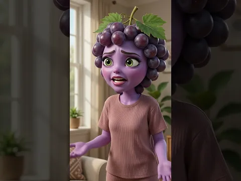 البرتقال اختفى فجأة 🤣وفريزيتا وعنب لقوا رسالة غريبة! #foryou #ذكاء_اصطناعي#fypシ゚viral#ai