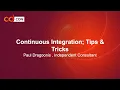 Continuous Integration Tips Tricks - Paul Dragoonis Independent Consultant