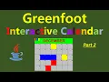 Greenfoot - Interactive Calendar