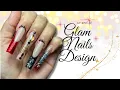 MAXIMALIST NYE ACRYLIC NAILS FULL ACRYLIC DESIGN TUTORIAL