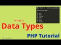 Datatype in PHP What is Datatype var - dump in PHP by Vivek Shakya tutorial 06