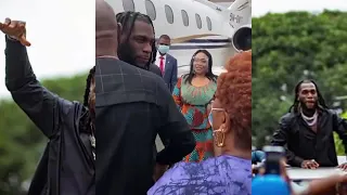 watch burna boy homecoming celebration in port harcourt meet with governor wike and pastor kingsley
